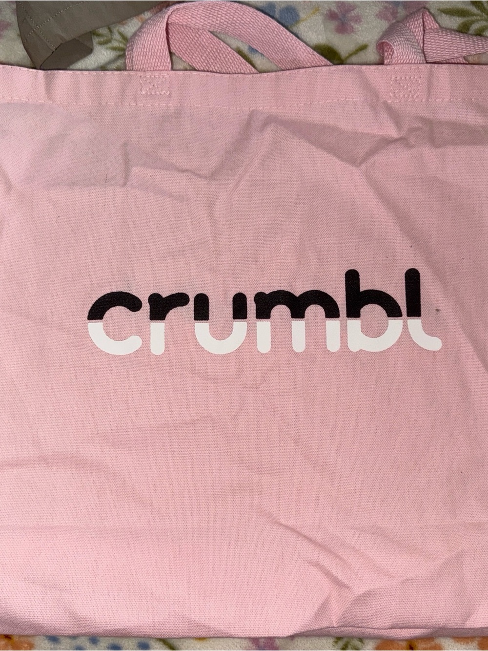 Pink Crumbl Cookie Tote Bag